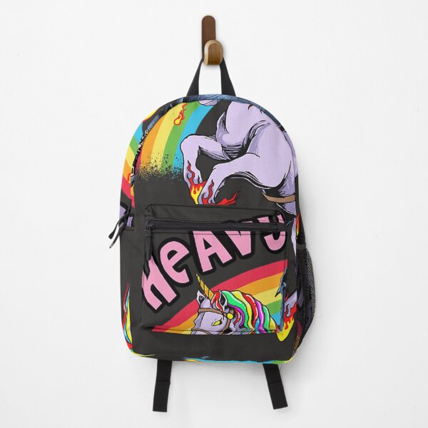 Item preview, Cute Heavy Metal Rainbow Unicorn Cartoon designed and sold by thechamppainter.
