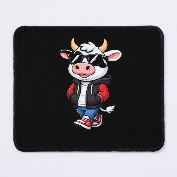 Item preview, Cool Swag Cow – Stylish Hoodie Cow Cartoon | Modern Street Lifestyle Design designed and sold by ColorSplash123.