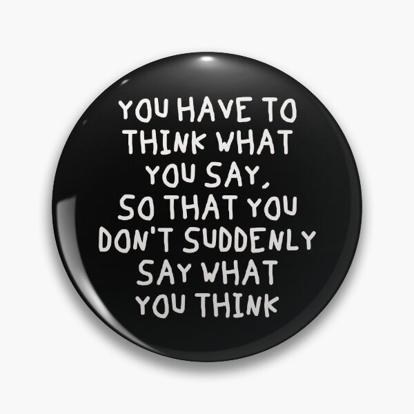Item preview, Think what you say, quote, saying designed and sold by FlowerFolie.