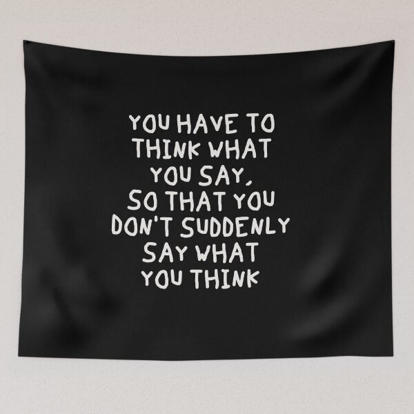 Item preview, Think what you say, quote, saying designed and sold by FlowerFolie.