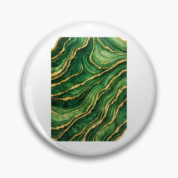Item preview, Emerald Malachite Gold Luxury Pattern designed and sold by avinigav.