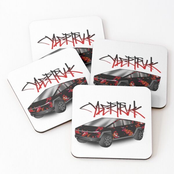 Item preview, Cybertruck red designed and sold by Apocalyptik Designs .