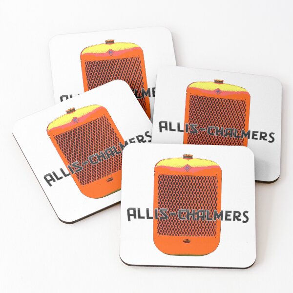 Item preview, Allis-Chalmers vintage tractor orange minimalist grille designed and sold by soitwouldseem.