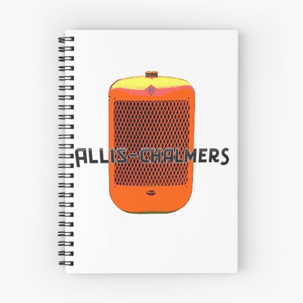 Item preview, Allis-Chalmers vintage tractor orange minimalist grille designed and sold by soitwouldseem.