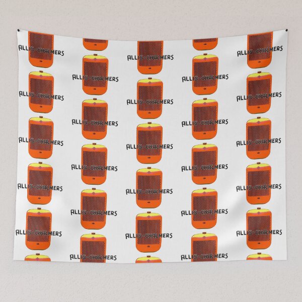 Item preview, Allis-Chalmers vintage tractor orange minimalist grille designed and sold by soitwouldseem.