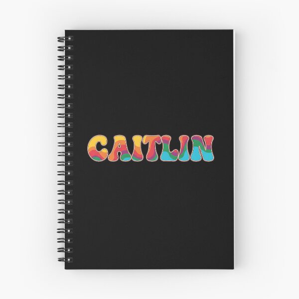 Item preview, ❤️ Caitlin Personalized Name Wavy Retro Shirt, Coffee Mug, Sticker Gift designed and sold by HelixPedia.