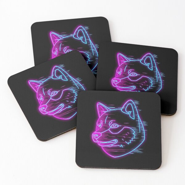 Item preview, Cyberpunk Neon Doge - RGB Glitch Meme designed and sold by MemeDripStore.
