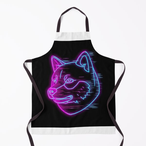 Item preview, Cyberpunk Neon Doge - RGB Glitch Meme designed and sold by MemeDripStore.
