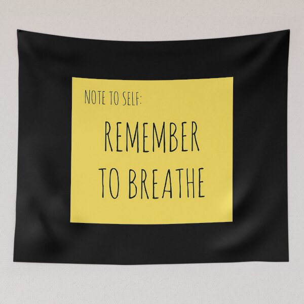 Item preview, Note To Self Remember To Breathe designed and sold by imvgjodtquw7.