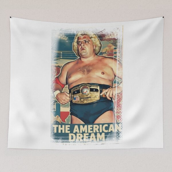 Item preview, The American Dream Wrestling Poster - NWA Champion Retro Art designed and sold by The Irish Whip.