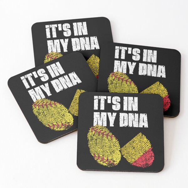 Item preview, IT'S IN MY DNA Softball - Belgium Flag Fingerprint  designed and sold by CosmoKitsch.