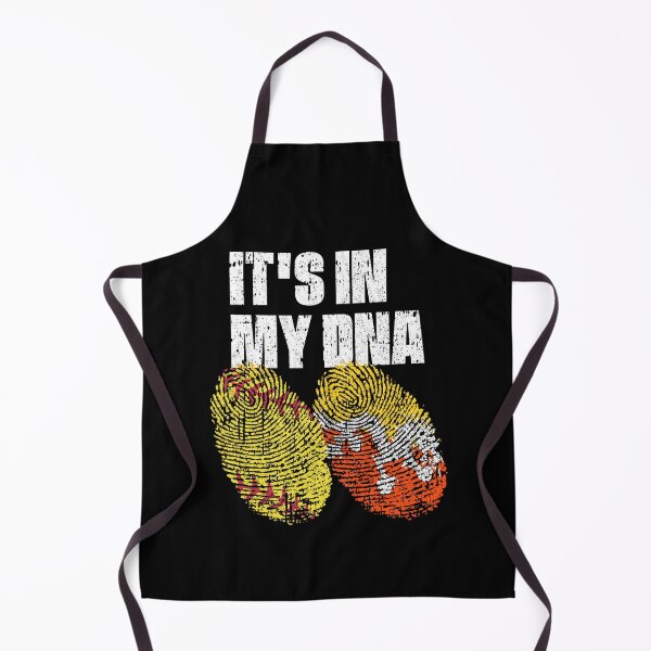 Item preview, IT'S IN MY DNA Softball - Bhutan Flag Fingerprint  designed and sold by CosmoKitsch.