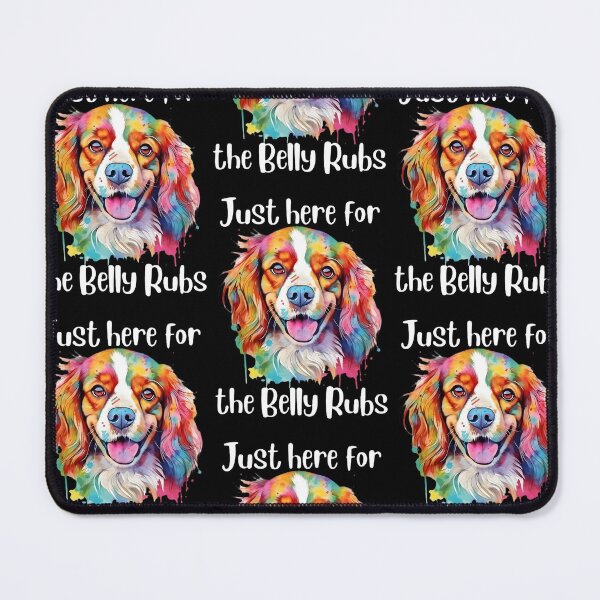 Item preview, Funny Painted Dog King Charles Spaniel T-Shirt Tee designed and sold by FunnyTeeShirtuk.