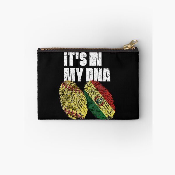 Item preview, IT'S IN MY DNA Softball - Bolivia Flag Fingerprint  designed and sold by CosmoKitsch.