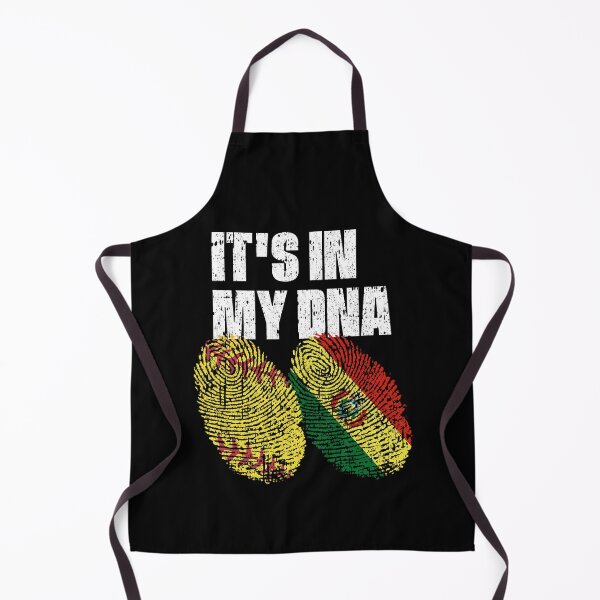 Item preview, IT'S IN MY DNA Softball - Bolivia Flag Fingerprint  designed and sold by CosmoKitsch.