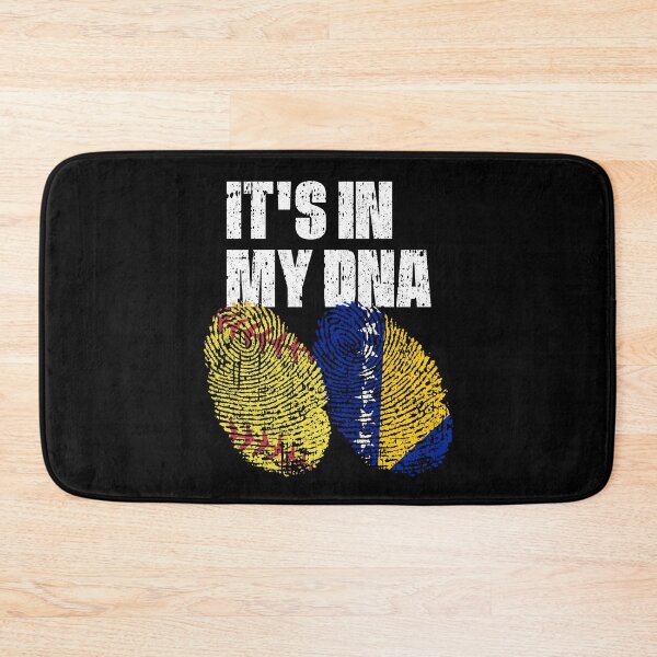 Item preview, IT'S IN MY DNA Softball - Bosnia and herzegovina Flag Fingerprint  designed and sold by CosmoKitsch.
