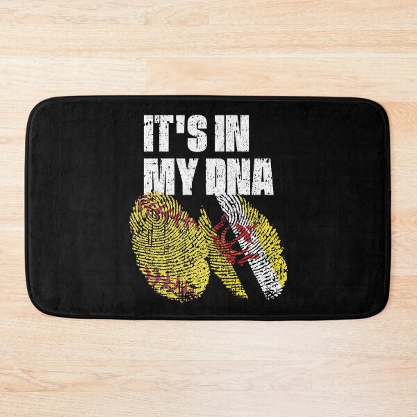 Item preview, IT'S IN MY DNA Softball - Brunei Flag Fingerprint  designed and sold by CosmoKitsch.