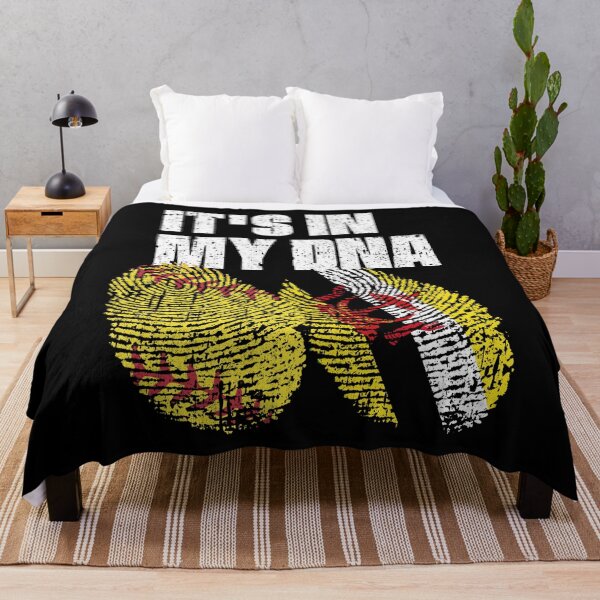 Item preview, IT'S IN MY DNA Softball - Brunei Flag Fingerprint designed and sold by CosmoKitsch.