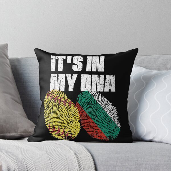 Item preview, IT'S IN MY DNA Softball - Bulgaria Flag Fingerprint  designed and sold by CosmoKitsch.