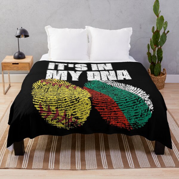 Item preview, IT'S IN MY DNA Softball - Bulgaria Flag Fingerprint designed and sold by CosmoKitsch.
