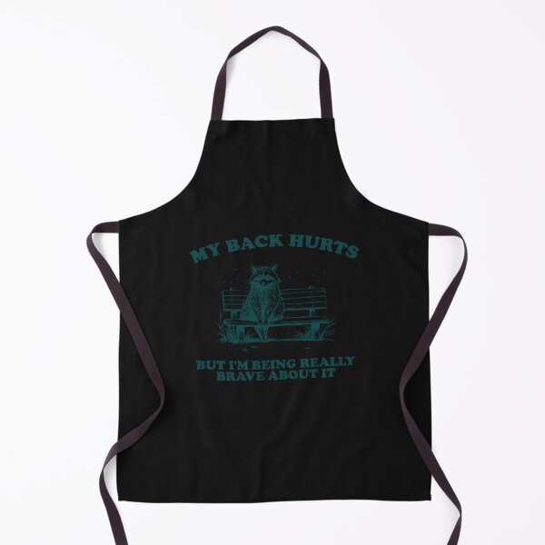 Item preview, My Back Hurts But I'M Being Really Brave About It Cartoon Weird Trash Panda designed and sold by Zonev.