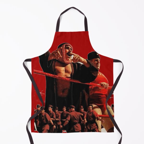 Item preview, Vintage WWF Legends: The Iron Sheik and Nikolai Volkoff - Iconic Foreign Heels Tag Team Triumph in the Ring - Retro 1980s Wrestling Art designed and sold by The Irish Whip.