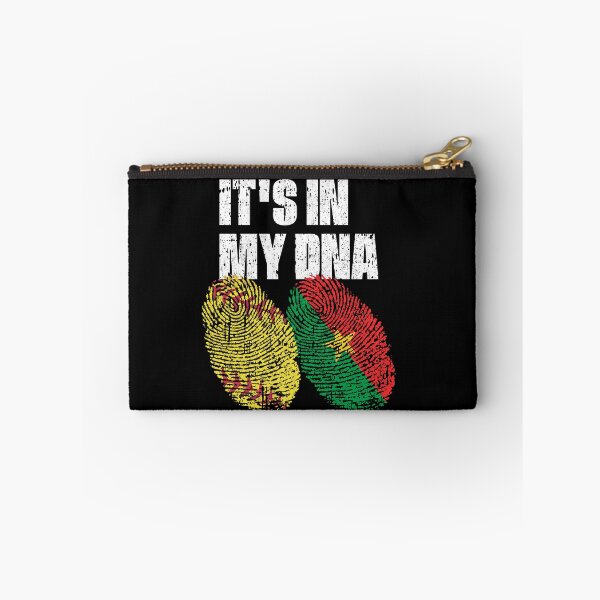 Item preview, IT'S IN MY DNA Softball - Burkina faso Flag Fingerprint  designed and sold by CosmoKitsch.