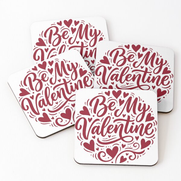 Item preview, Be My Valentine Vintage Red Typography Hearts designed and sold by Imaginationbeyond.