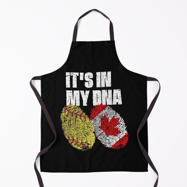 Item preview, IT'S IN MY DNA Softball - Canada Flag Fingerprint  designed and sold by CosmoKitsch.