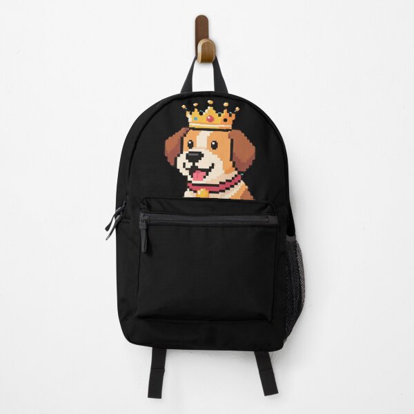 Item preview, Pixel Art Dog with Crown – Gamer and Fun Design designed and sold by AstronautMerch.