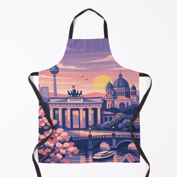 Item preview, Berlin at Sunset - Postcard Illustration designed and sold by MatthewHeights.