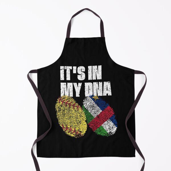 Item preview, IT'S IN MY DNA Softball - Central African Republic Flag Fingerprint designed and sold by CosmoKitsch.