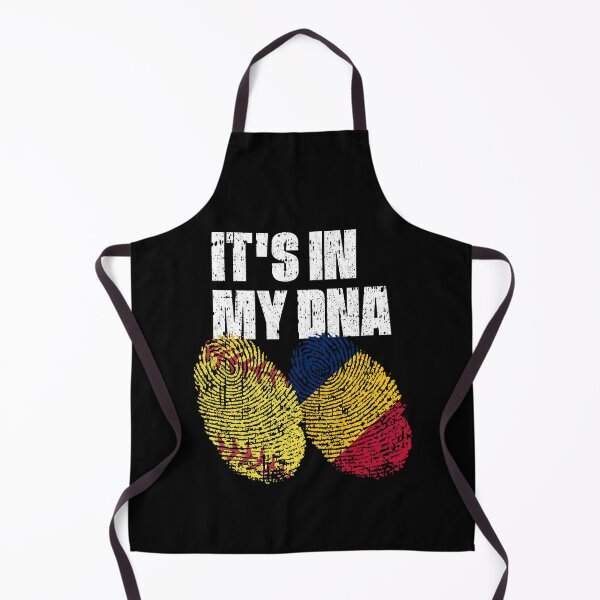 Item preview, IT'S IN MY DNA Softball - Chad Flag Fingerprint designed and sold by CosmoKitsch.