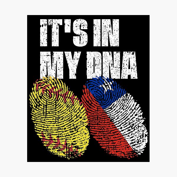 Item preview, IT'S IN MY DNA Softball - Chile Flag Fingerprint  designed and sold by CosmoKitsch.