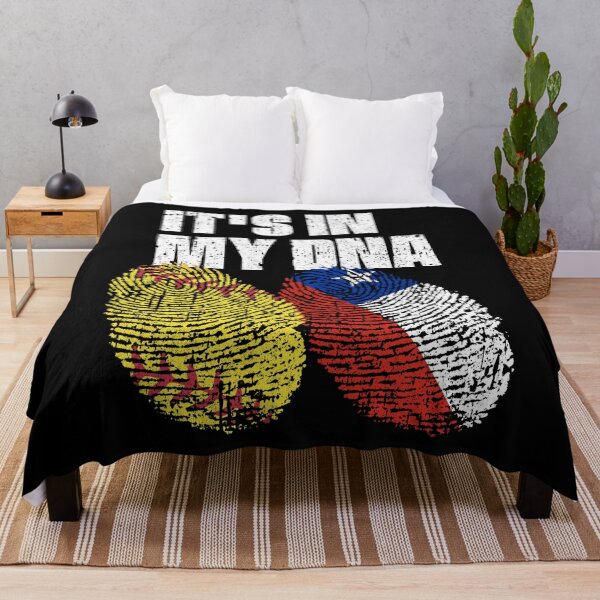 Item preview, IT'S IN MY DNA Softball - Chile Flag Fingerprint  designed and sold by CosmoKitsch.