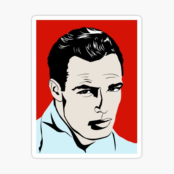 Marlon Brando Sticker