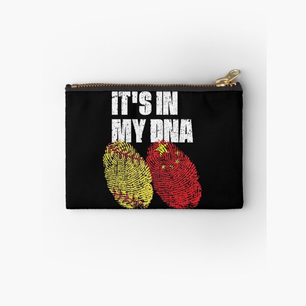 Item preview, IT'S IN MY DNA Softball - China Flag Fingerprint  designed and sold by CosmoKitsch.