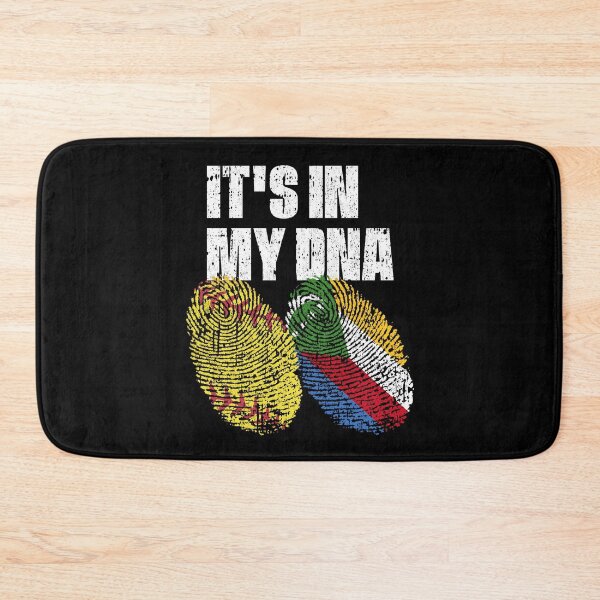 Item preview, IT'S IN MY DNA Softball - Comoros Flag Fingerprint  designed and sold by CosmoKitsch.