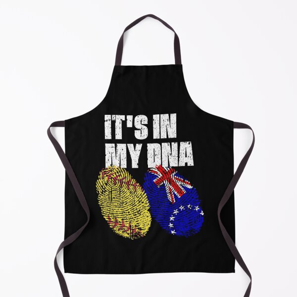 Item preview, IT'S IN MY DNA Softball - Cook Islands Flag Fingerprint designed and sold by CosmoKitsch.