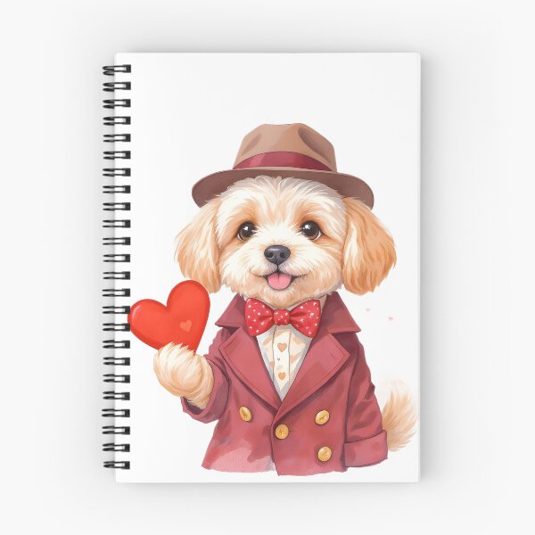 Item preview, Cute Schnoodle Dog Valentine Day designed and sold by Kedspicedesign.