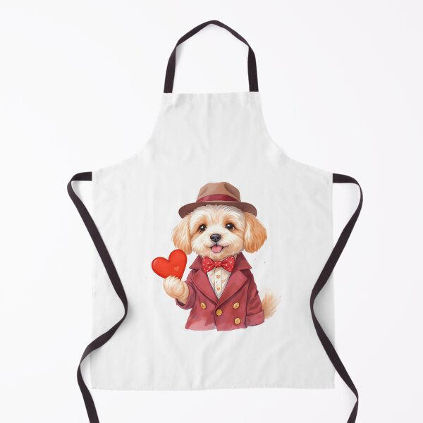 Item preview, Cute Schnoodle Dog Valentine Day designed and sold by Kedspicedesign.