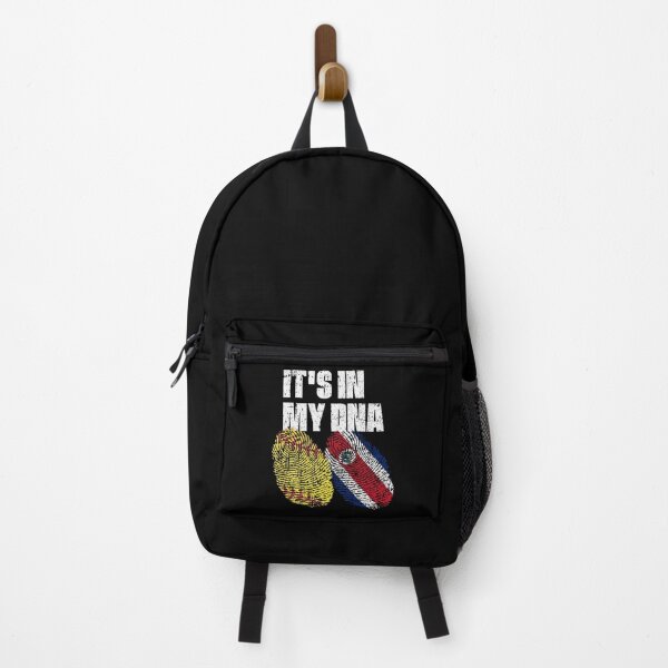 Item preview, IT'S IN MY DNA Softball - Costa Rica Flag Fingerprint  designed and sold by CosmoKitsch.