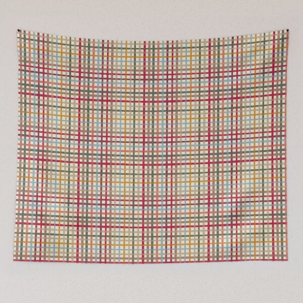 Item preview, Bold Multicolour Tartan Plaid Vibrant Check Pattern in Beige designed and sold by NoemiMarozsan.