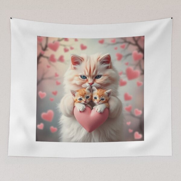 Item preview, Valentine Day, Valentine day gift,Cat,Cat Lover designed and sold by Alles Super.