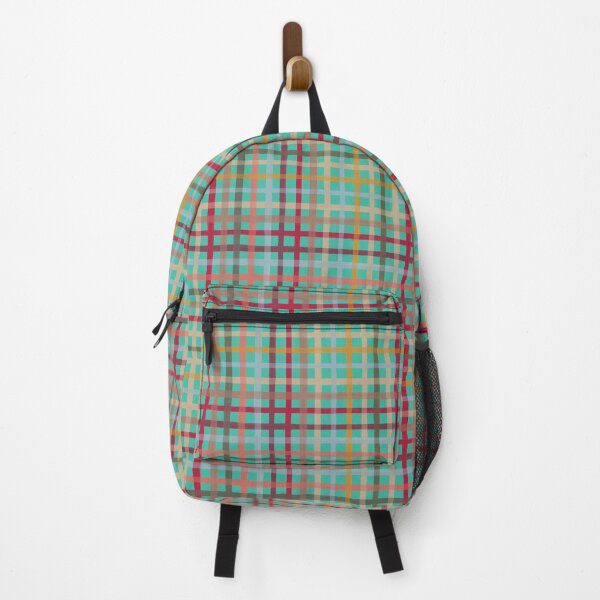 Item preview, Bold Multicolour Tartan Plaid Vibrant Check Pattern in Bright Mint designed and sold by NoemiMarozsan.