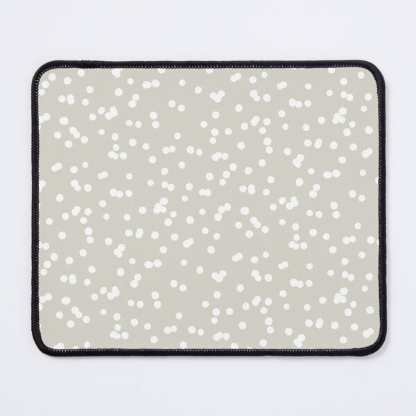 Item preview, Ditsy Dots - White on Putty/Beige designed and sold by itsjensworld.