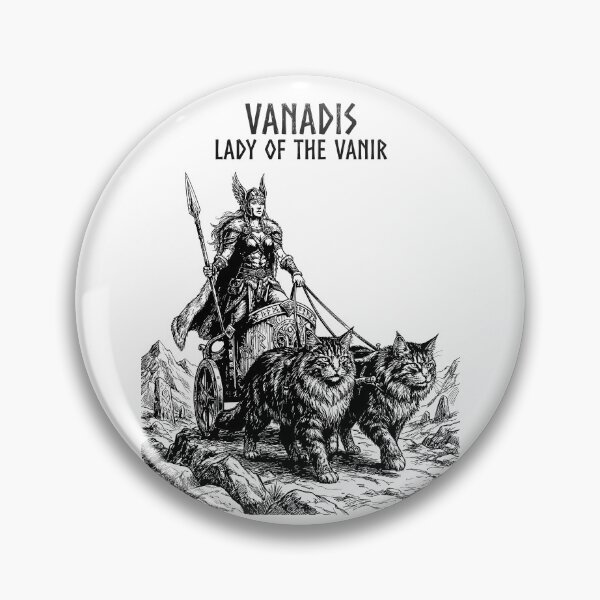Item preview, The Cat Chariot - Freya Goddess Norse Mythology designed and sold by bapupa.