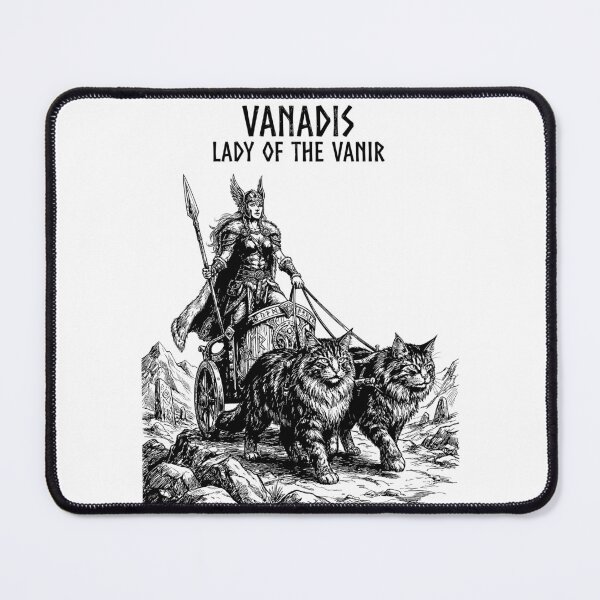 Item preview, The Cat Chariot - Freya Goddess Norse Mythology designed and sold by bapupa.