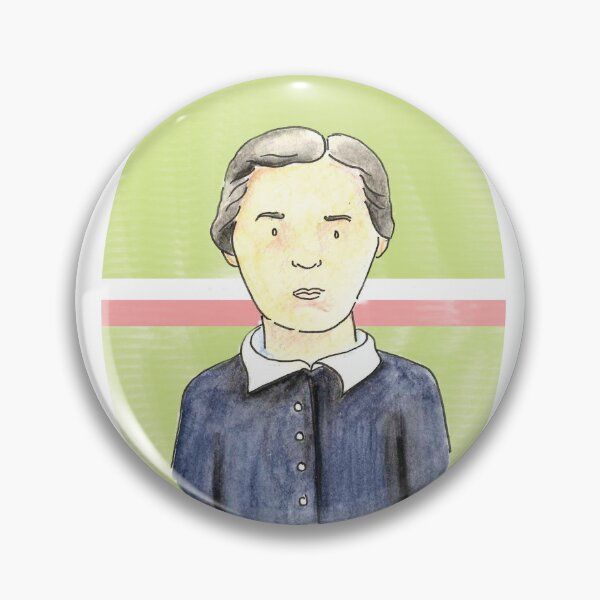 Artikelvorschau, Agnes Martin Minimalistische Künstlerin Illustration Porträt entworfen und verkauft von WildVault.