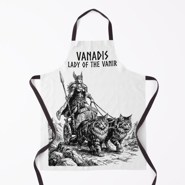 Item preview, The Cat Chariot - Freya Goddess Norse Mythology designed and sold by bapupa.